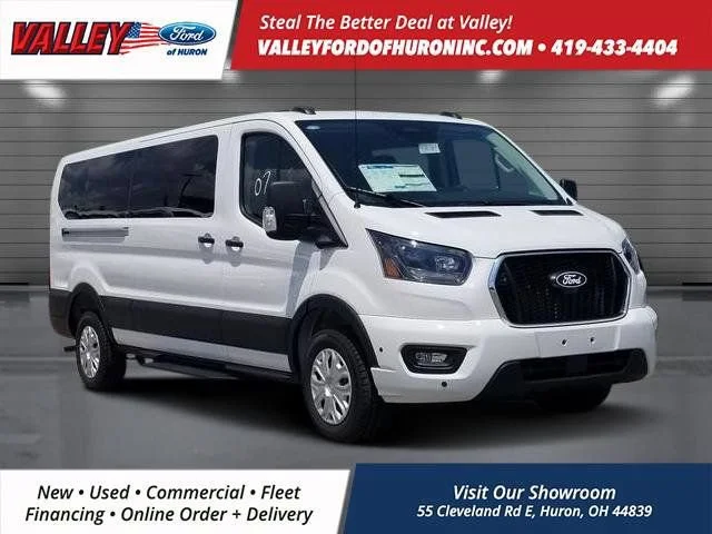 New 2026 Oxford White Ford Passenger Van XLT image 1