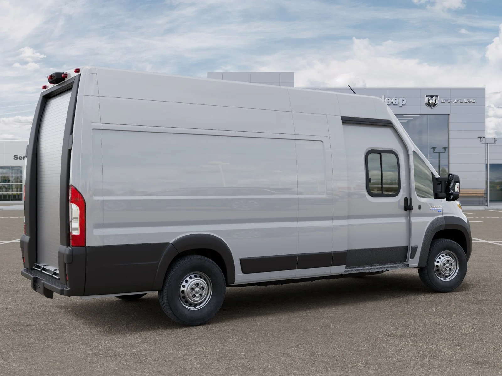 New 2025 Bright White Clear-Coat Exterior Paint RAM Tradesman image 35