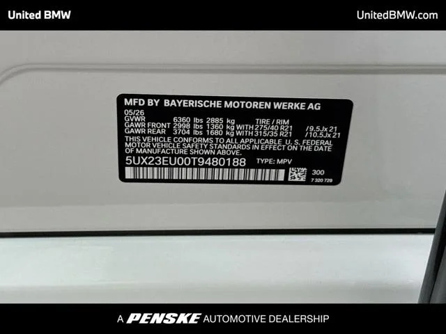 New 2026 Alpine White BMW X5 40i image 15