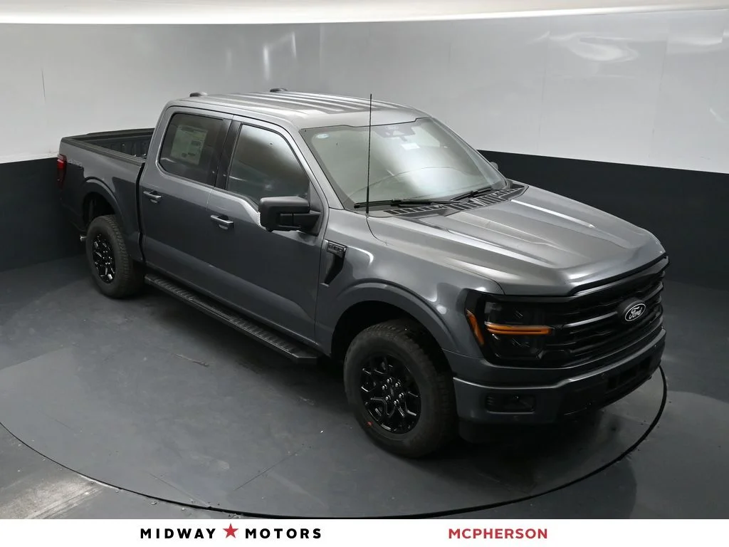 New 2026 Gray Metallic Ford XLT image 1