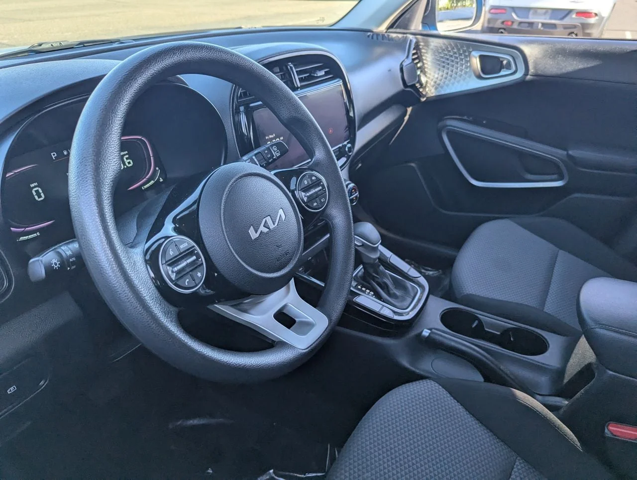 Used 2023 Surf Blue w Black Roof Kia S image 15