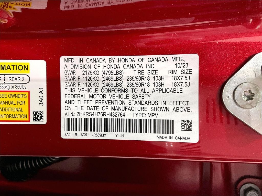 Used 2024 Red Honda EX-L image 34