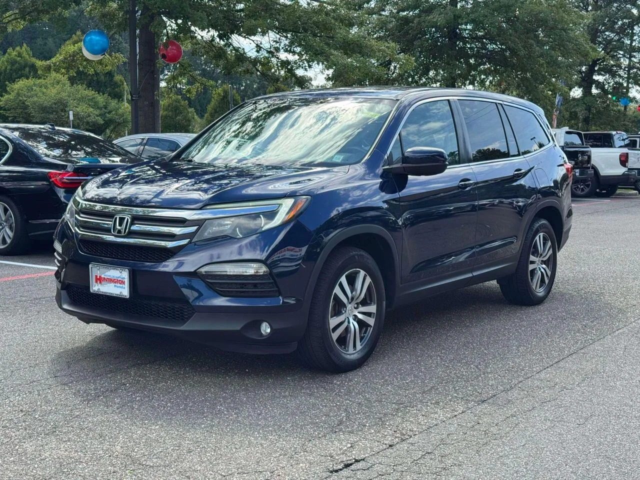 Used 2017 Blue Honda EX-L image 4