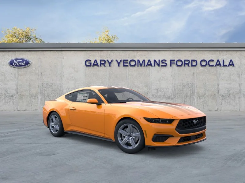 New 2026 Orange Fury Metallic Tri-coat Ford EcoBoost® Premium Fastback image 7