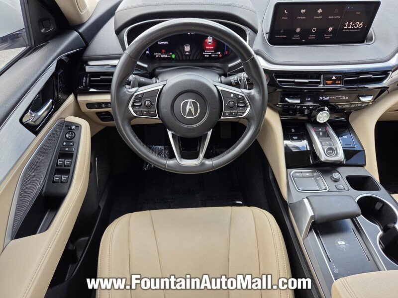 Certified Used 2024 Platinum White Pearl Acura MDX image 13