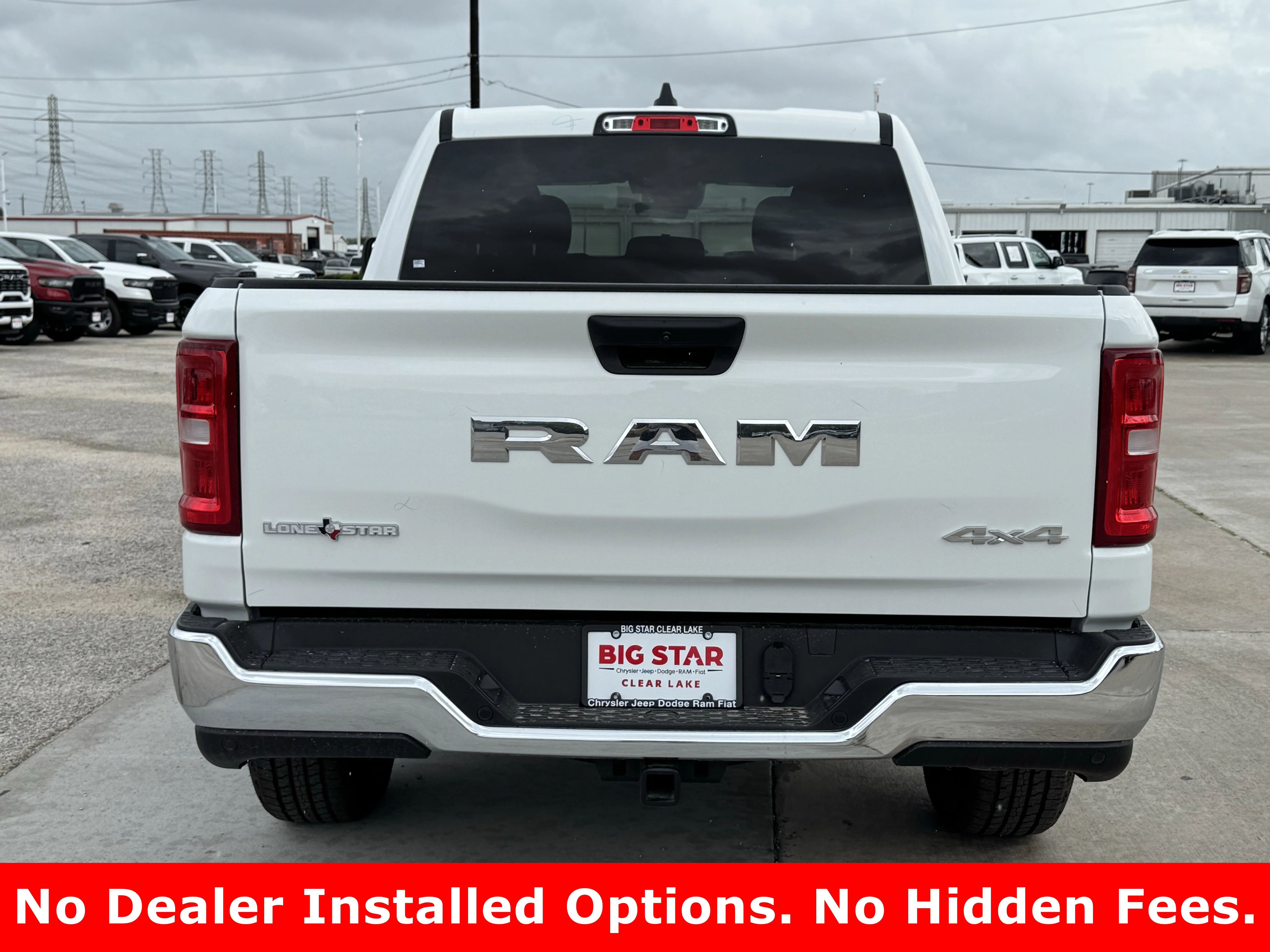 New 2026 Bright White Clearcoat Ram Lone Star image 8