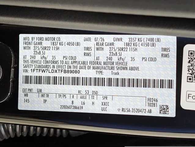 New 2026 Agate Black Metallic Ford Platinum® image 73