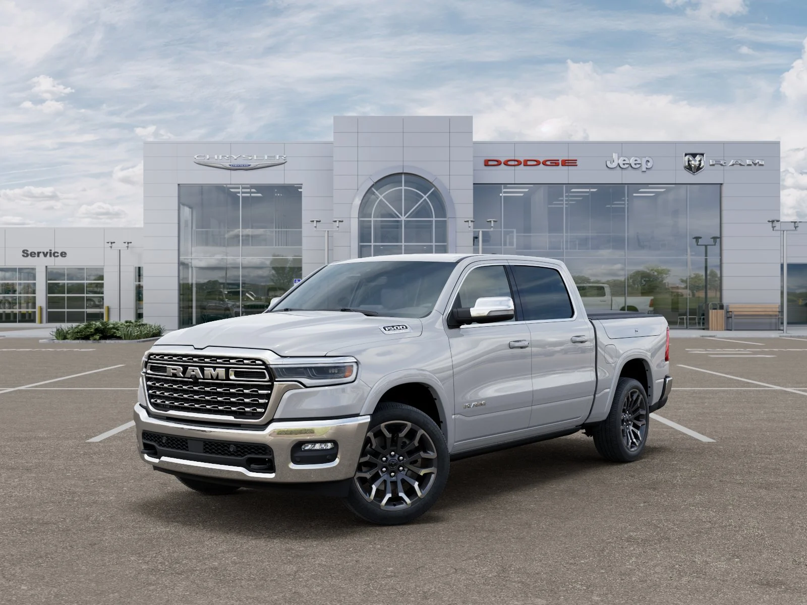 New 2026 Ivory White Tri-Coat Pearl-Coat Exterior Paint RAM Limited image 34