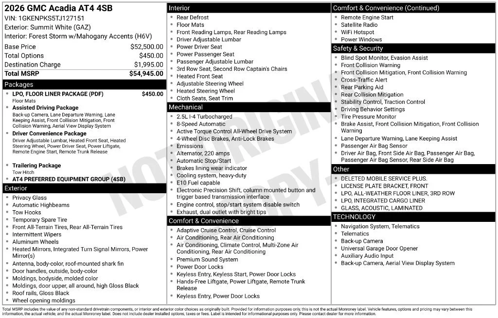 2026 GMC Acadia AT4 - Photo 20