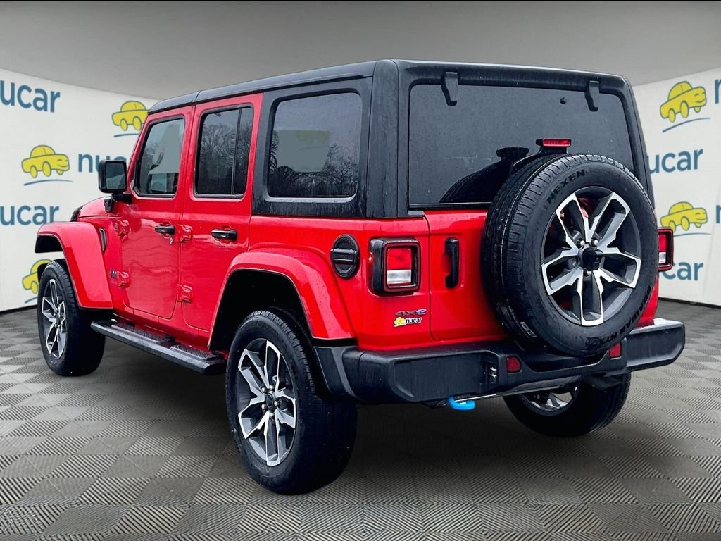 Used 2024 Firecracker Red Clearcoat Jeep Sport S 4xe image 4