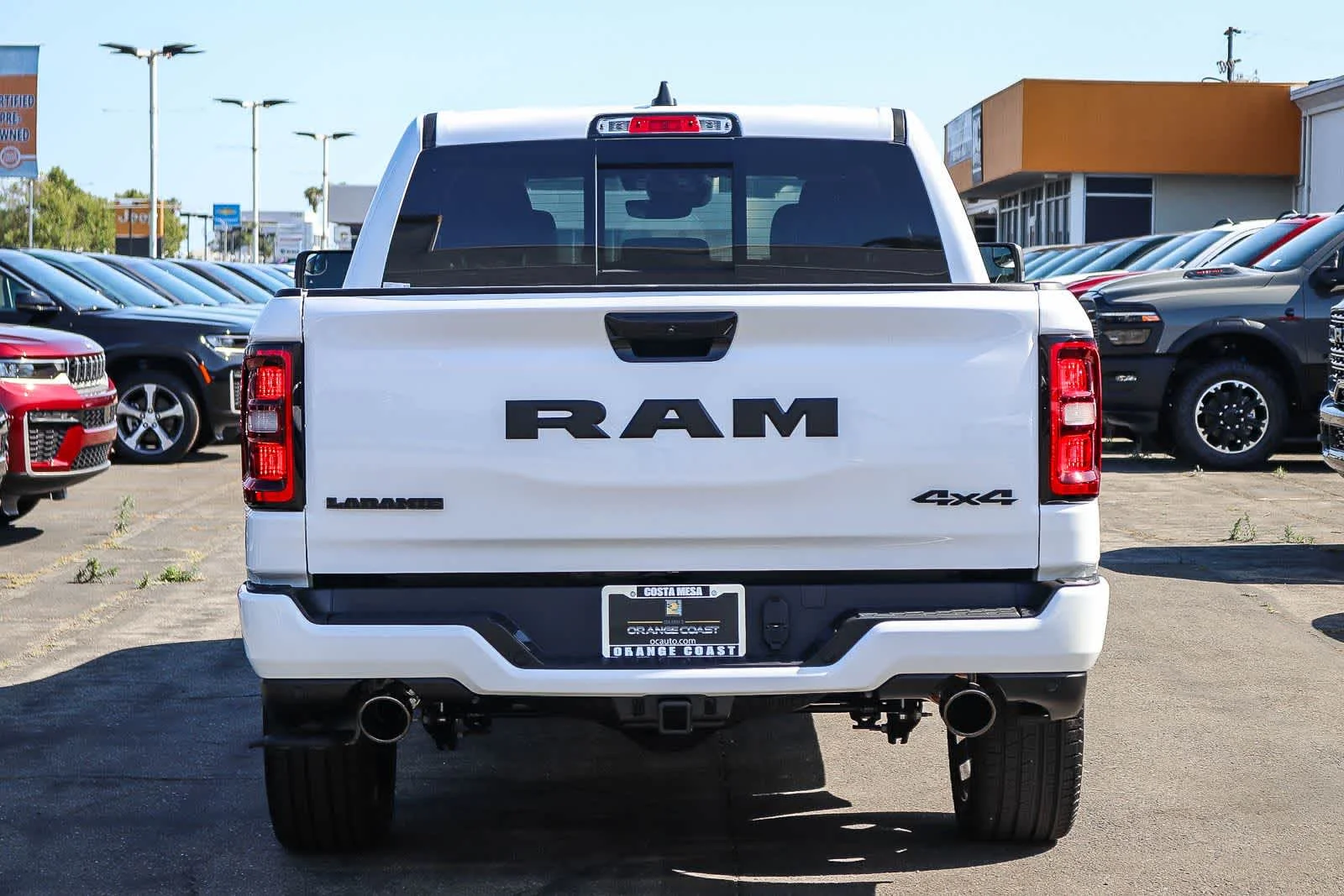 New 2026 Bright White Clear-Coat Exterior Paint RAM Laramie image 5