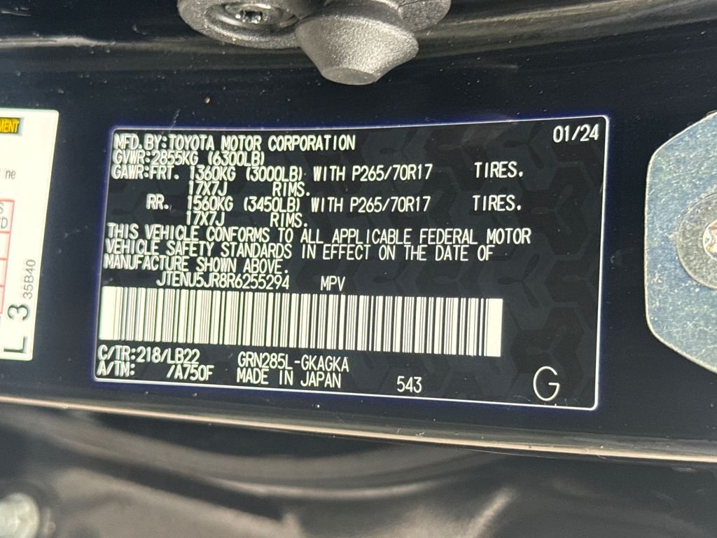 Used 2024 Black Toyota SR5 Premium image 50