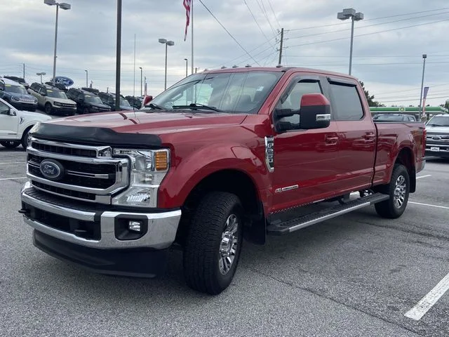 Certified Used 2021 Red Metallic Ford Lariat image 7