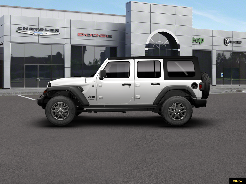 New 2026 Bright White Clear-Coat Exterior Paint Jeep Sport image 2