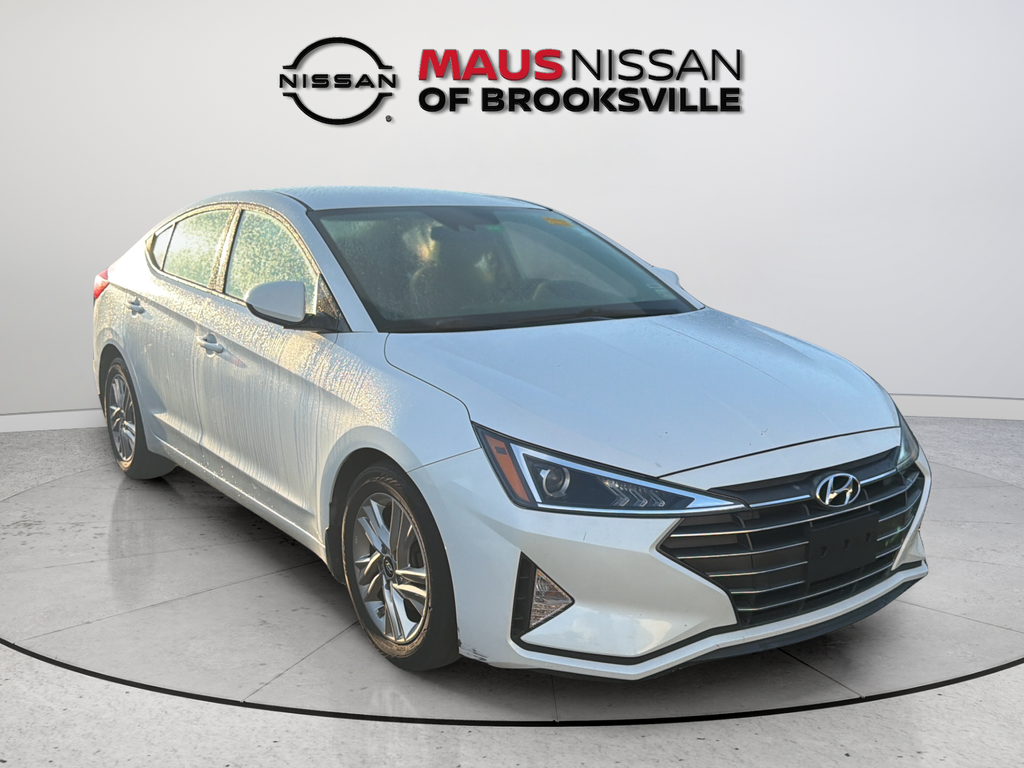 Used 2020 Quartz White Pearl Hyundai SEL image 1