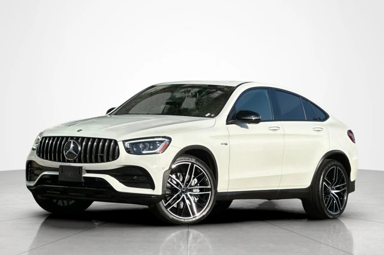 Certified Used 2023 Polar White Mercedes-Benz AMG® GLC 43 image 1