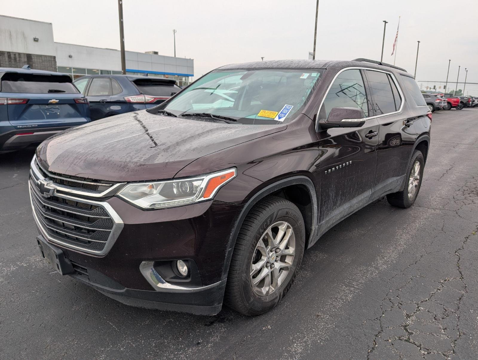 Used 2021 Black Cherry Metallic Chevrolet LT Leather image 4