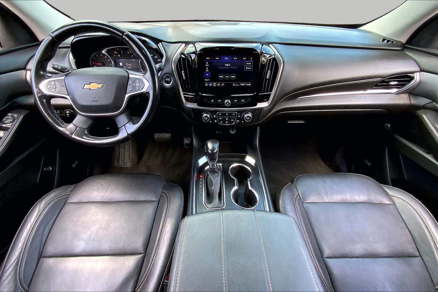Used 2021 Mosaic Black Metallic Chevrolet LT Leather image 15