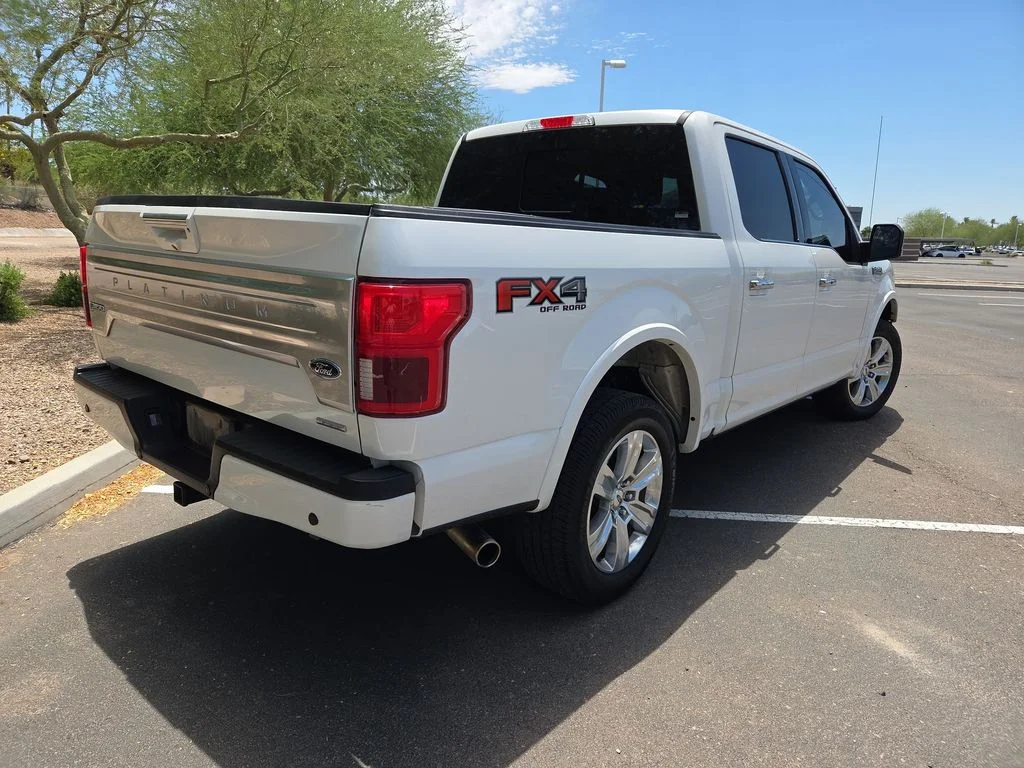 Used 2018 White Ford Platinum image 7