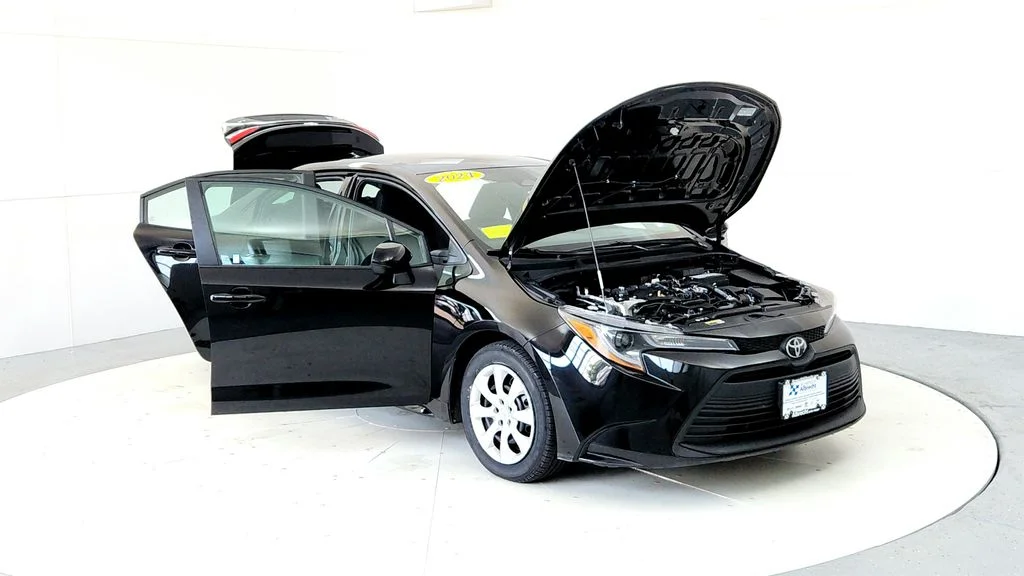 Certified Used 2024 Black Toyota LE image 12