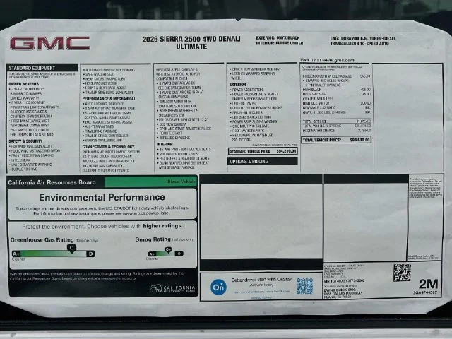 New 2026 Onyx Black GMC Denali Ultimate image 21