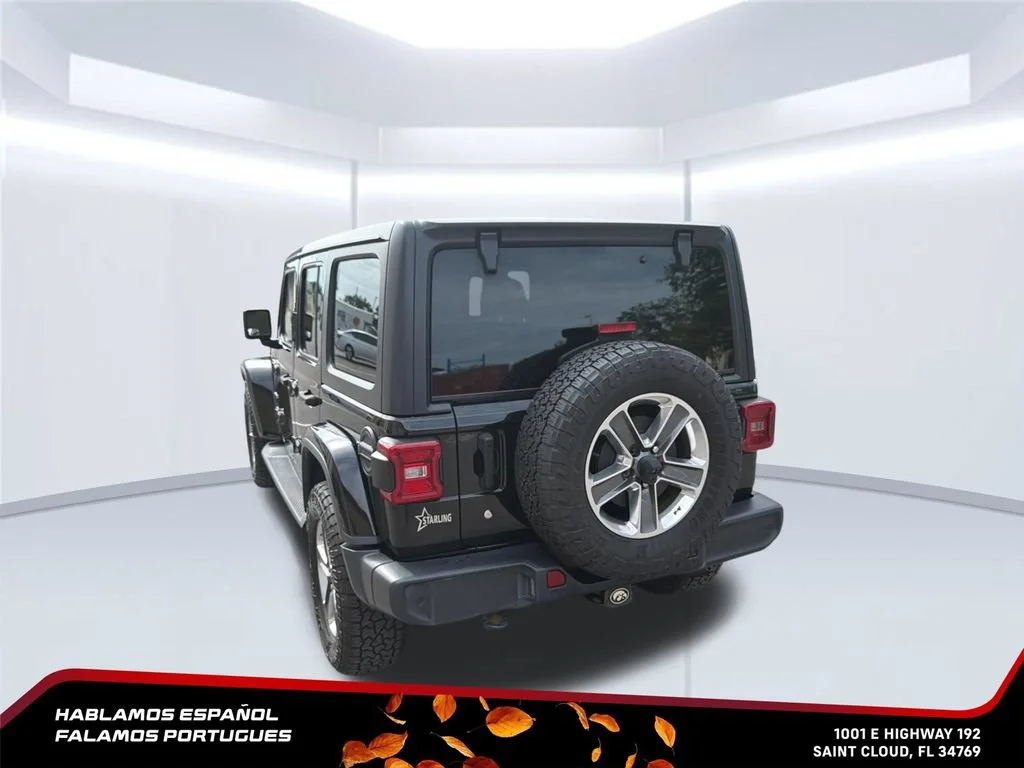 Used 2019 Black Jeep Sahara 4x4 image 6