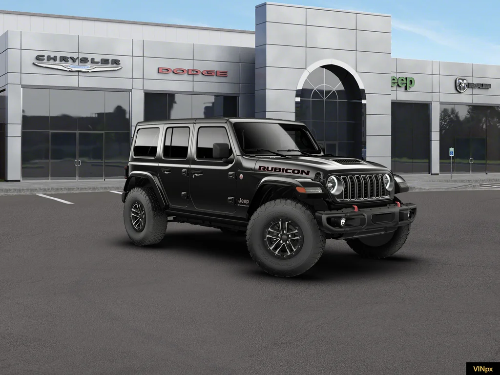 New 2026 Black Clear-Coat Exterior Paint Jeep Rubicon X image 11