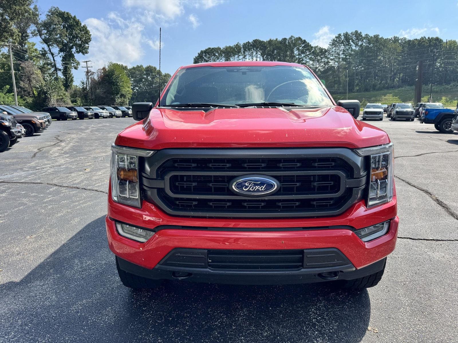 Used 2022 Race Red Ford XLT image 2