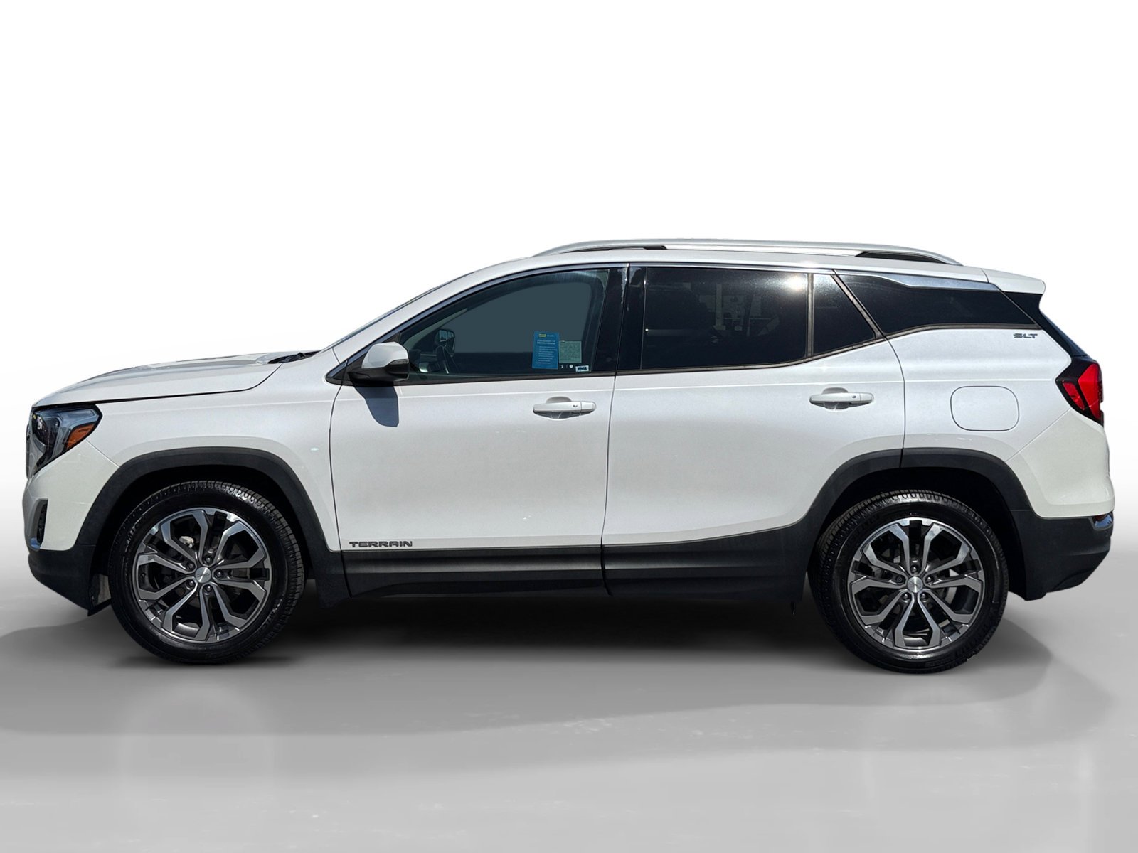 Used 2020 White Frost Tricoat GMC SLT image 2