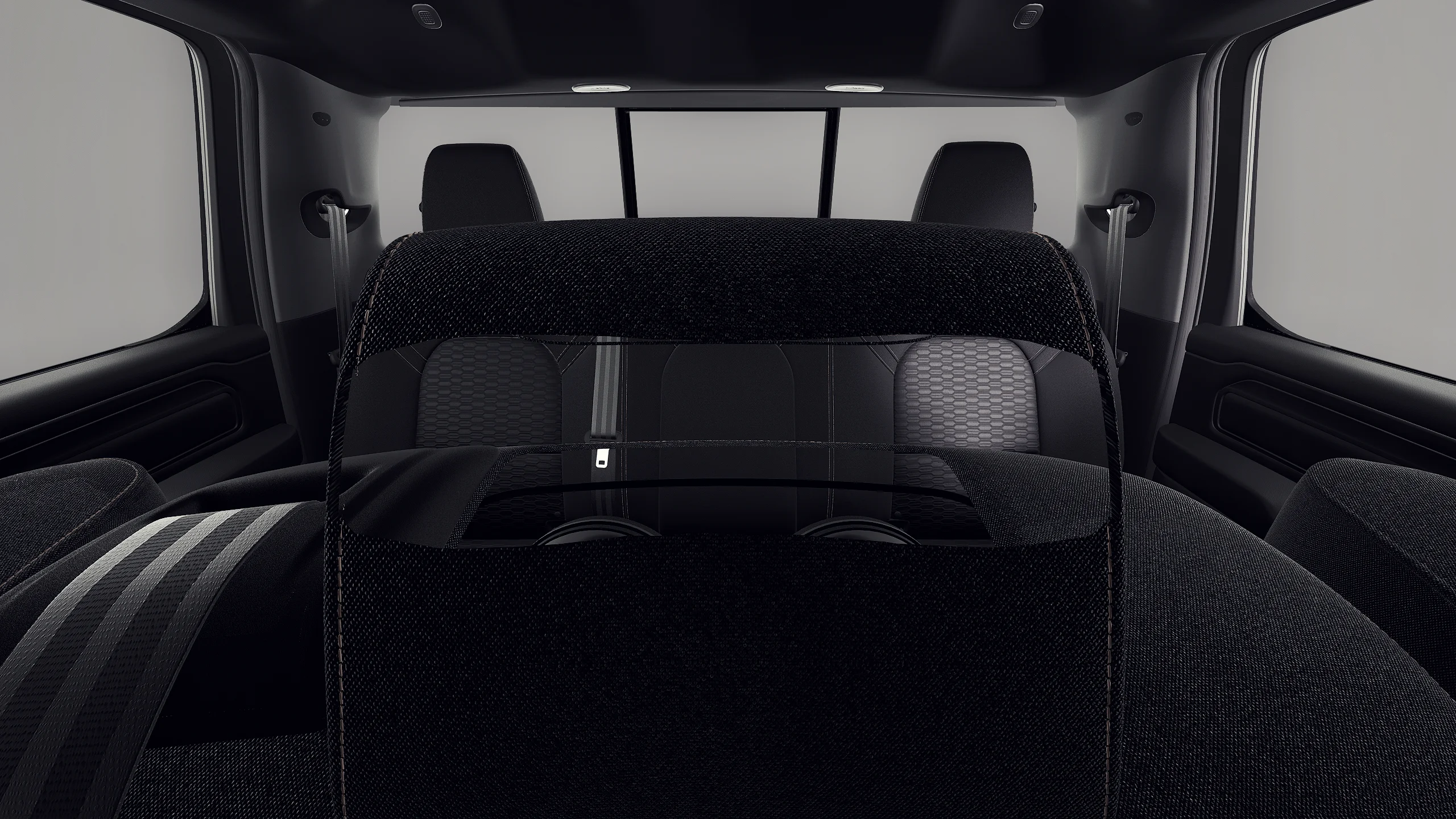 New 2027 Diamond Black Crystal Pearl-Coat Exterior Paint RAM  image 3