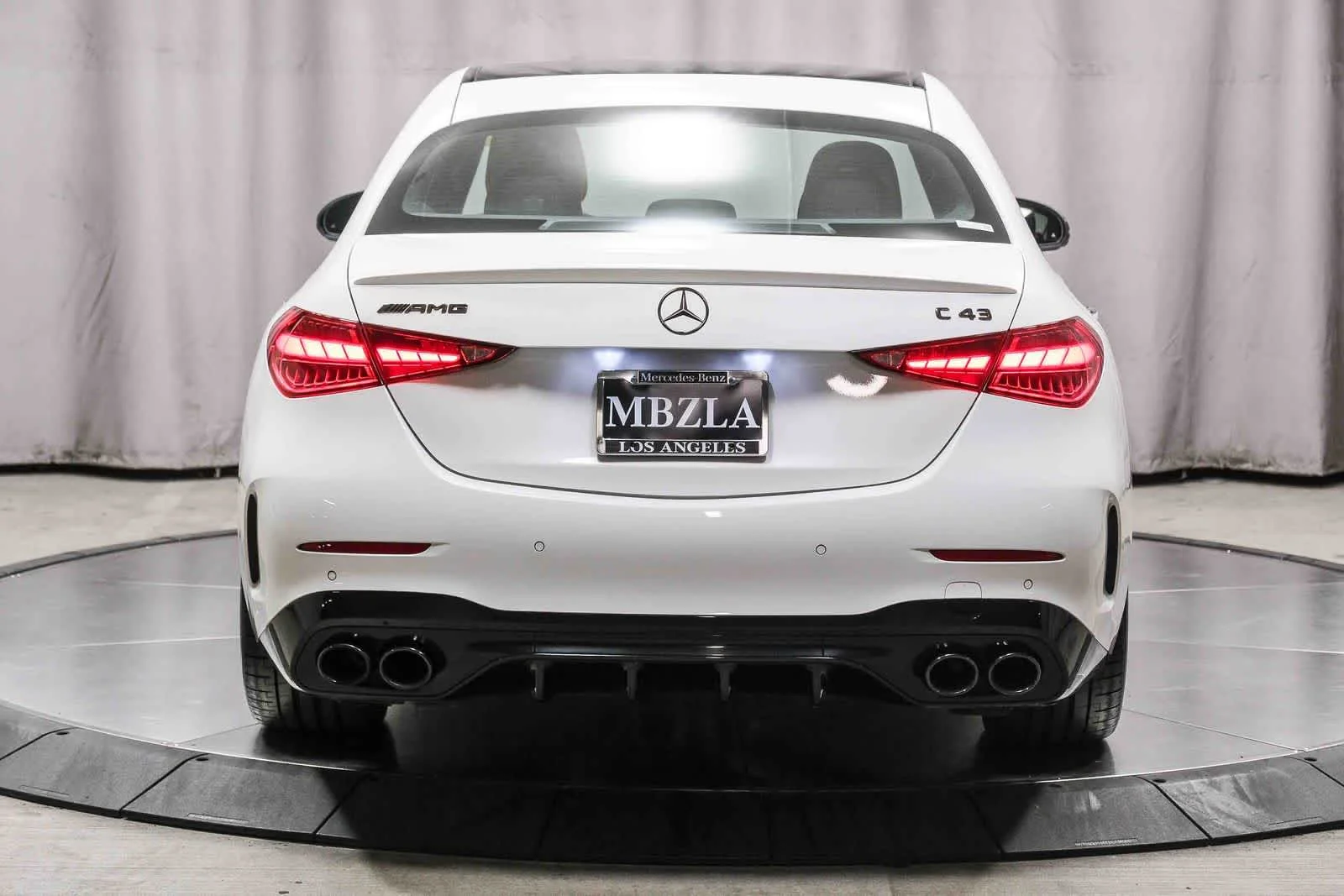 Certified Used 2023 Polar White Mercedes-Benz AMG® C 43 image 3