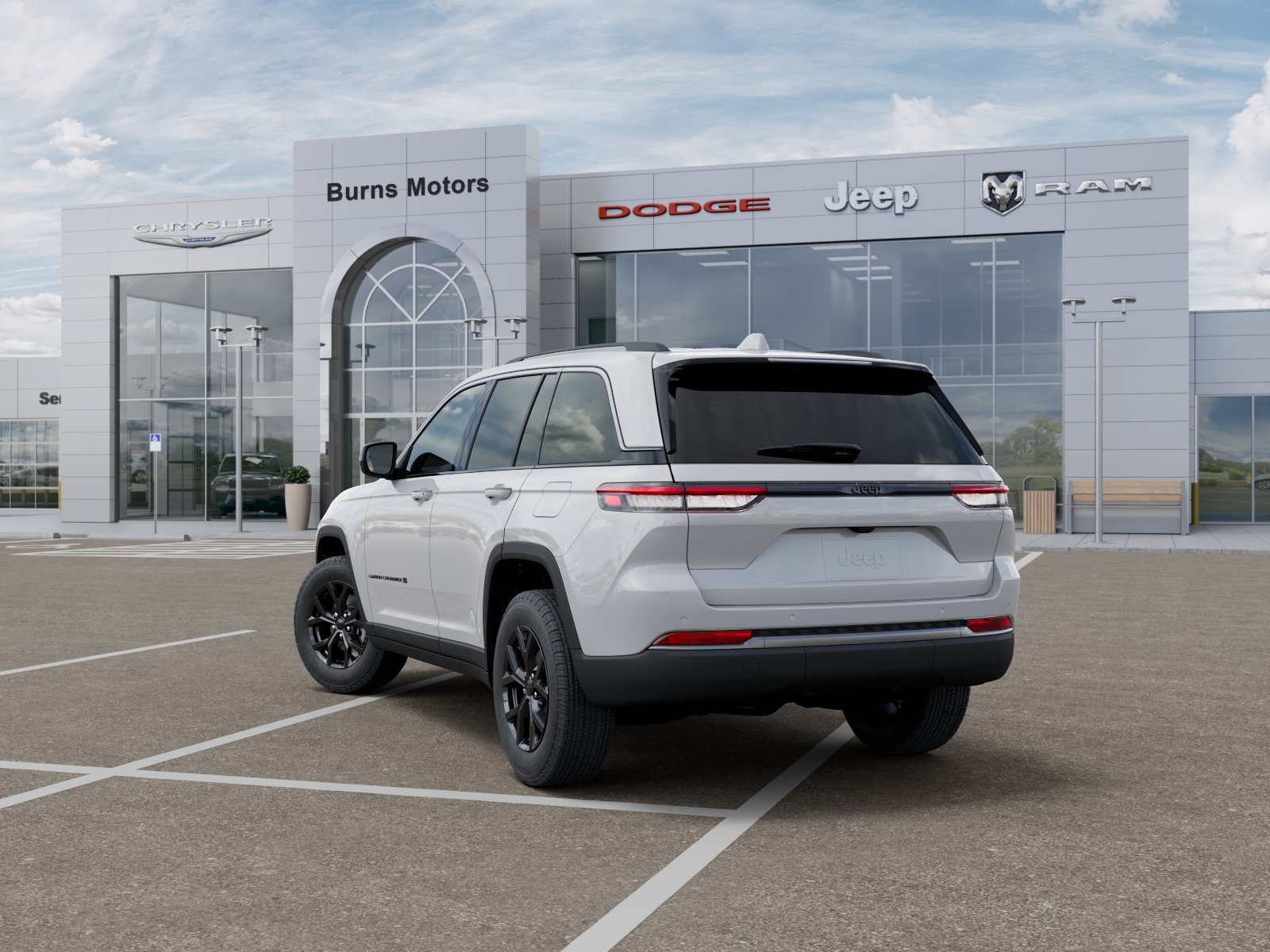 New 2026 Bright White Clear-Coat Exterior Paint Jeep Laredo Altitude image 29