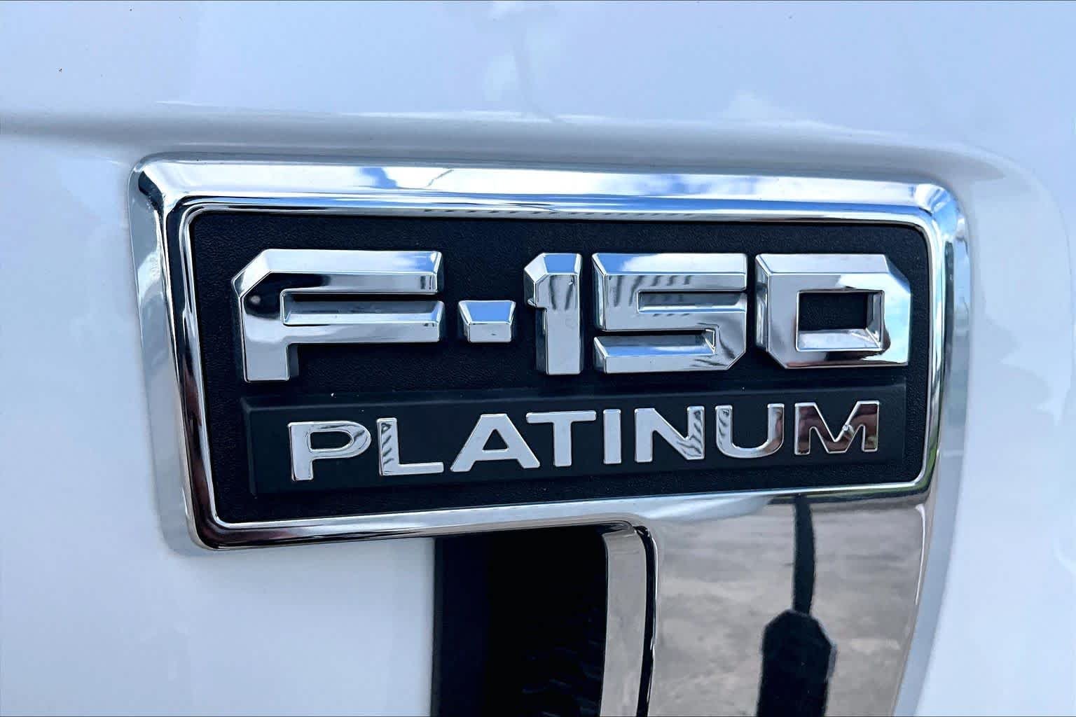 Used 2021 Star White Metallic Tri-Coat Ford Platinum image 10