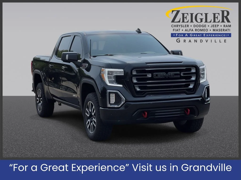 Used 2021 Black GMC AT4 image 1