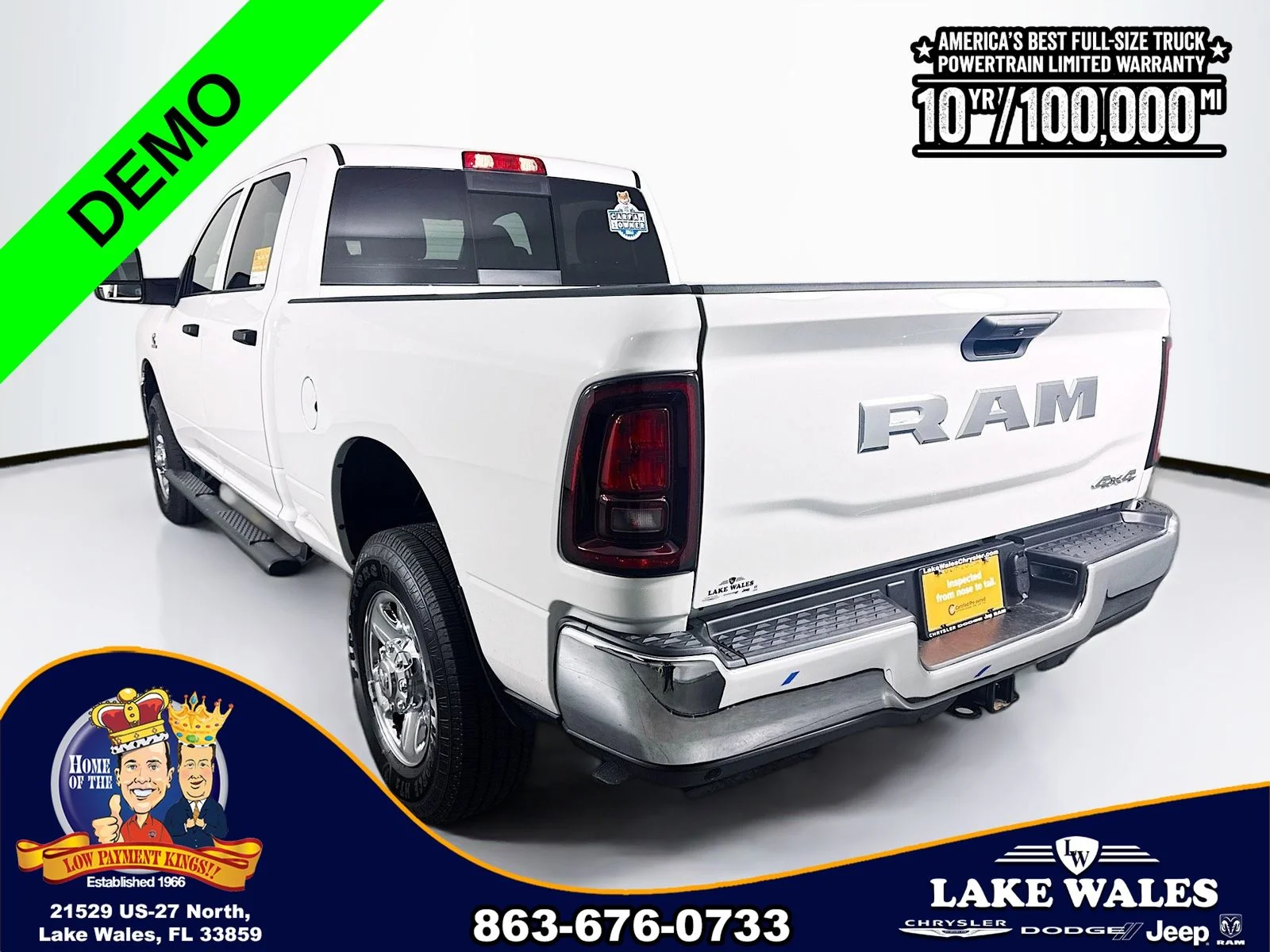 New 2026 Bright White Clear-Coat Exterior Paint RAM TRADESMAN image 5