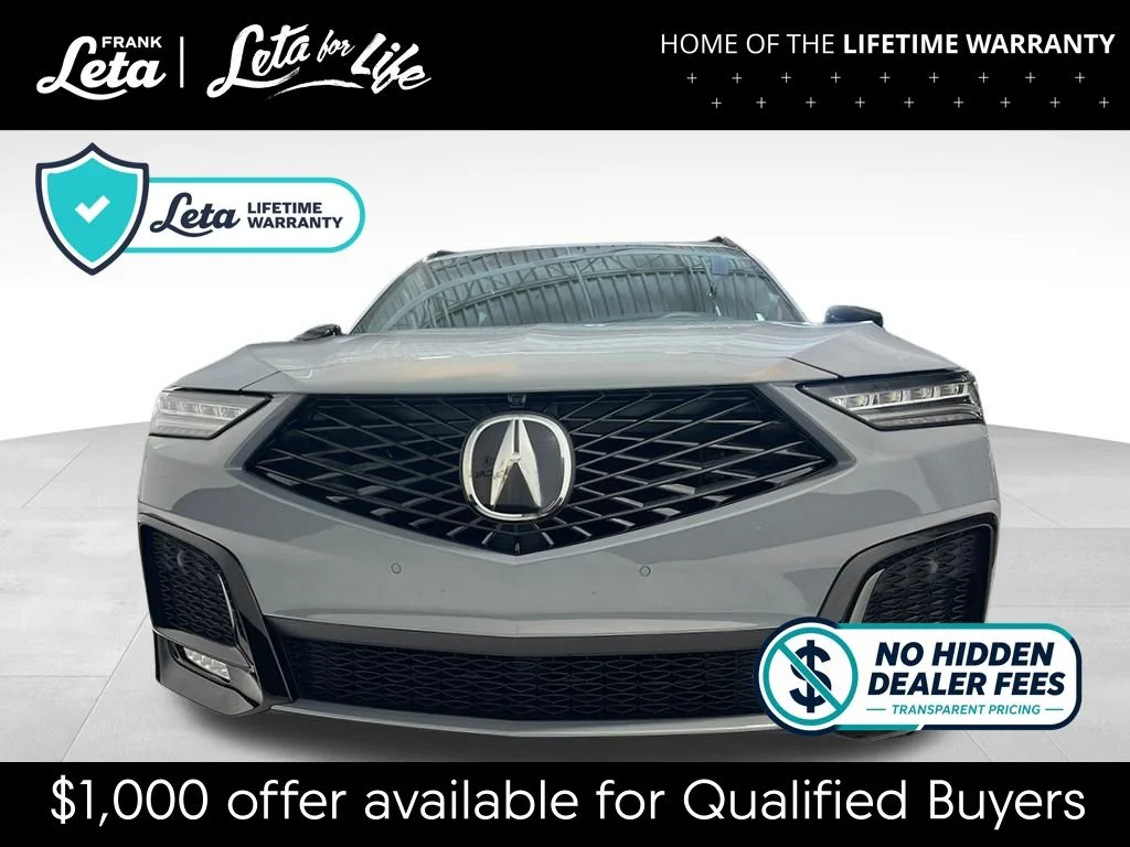 New 2026 Liquid Carbon Metallic Acura A-Spec Advance Package image 12