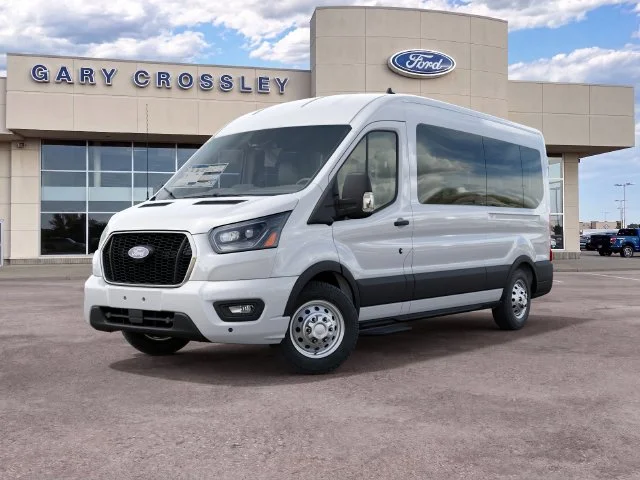New 2027 Oxford White Ford Passenger Van XLT image 2
