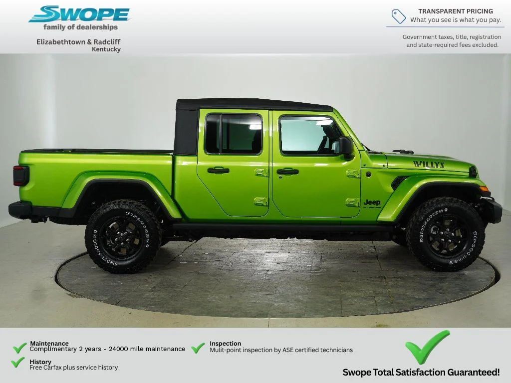 New 2026 Mojito Exterior Paint Jeep Willys image 2