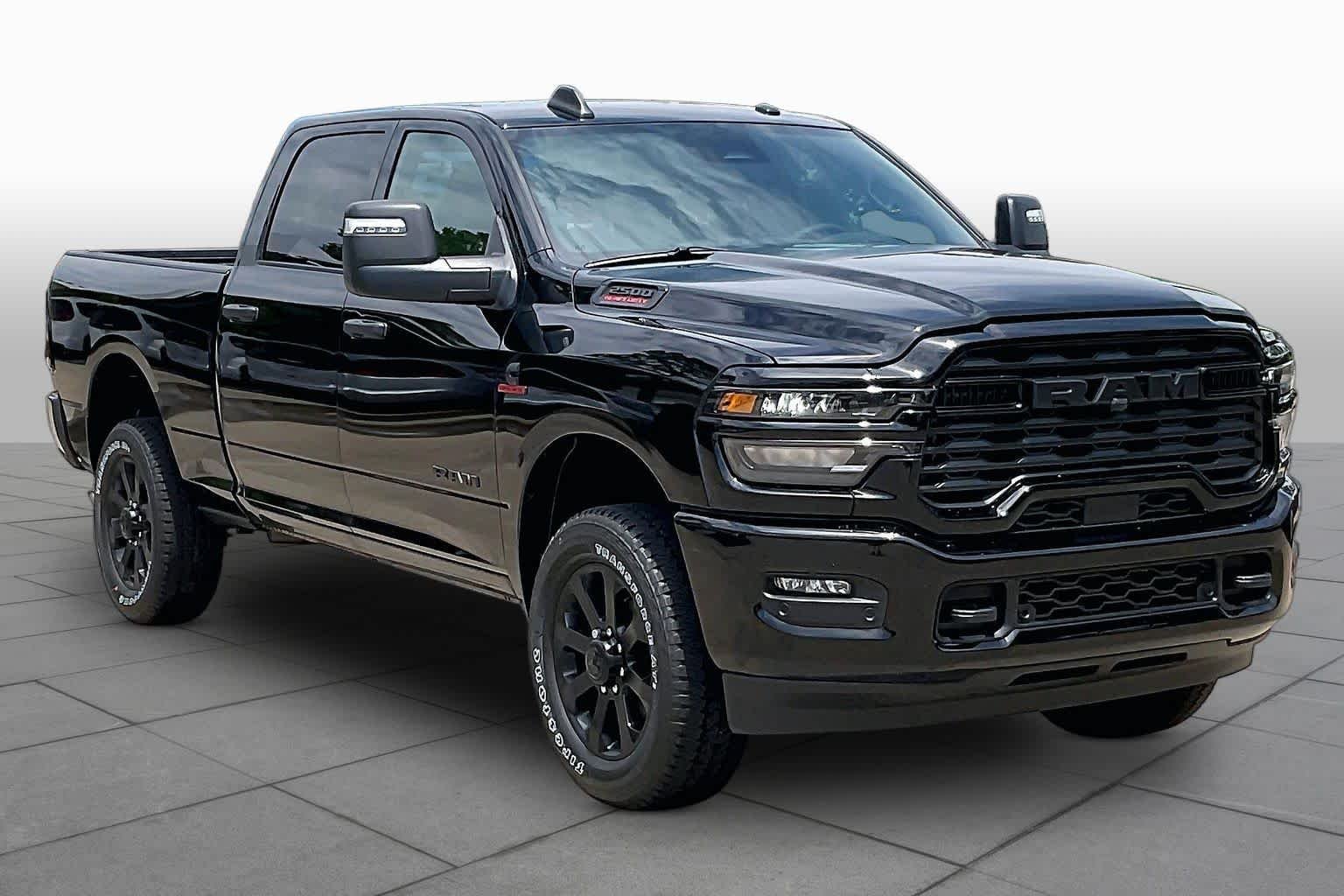 New 2026 Diamond Black Crystal Pearl-Coat Exterior Paint RAM Big Horn image 2