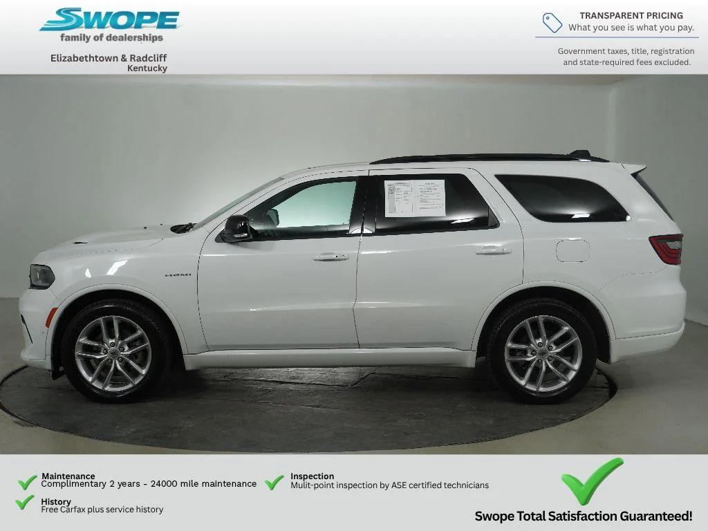 Used 2024 White Knuckle Clearcoat Dodge R/T Plus image 6