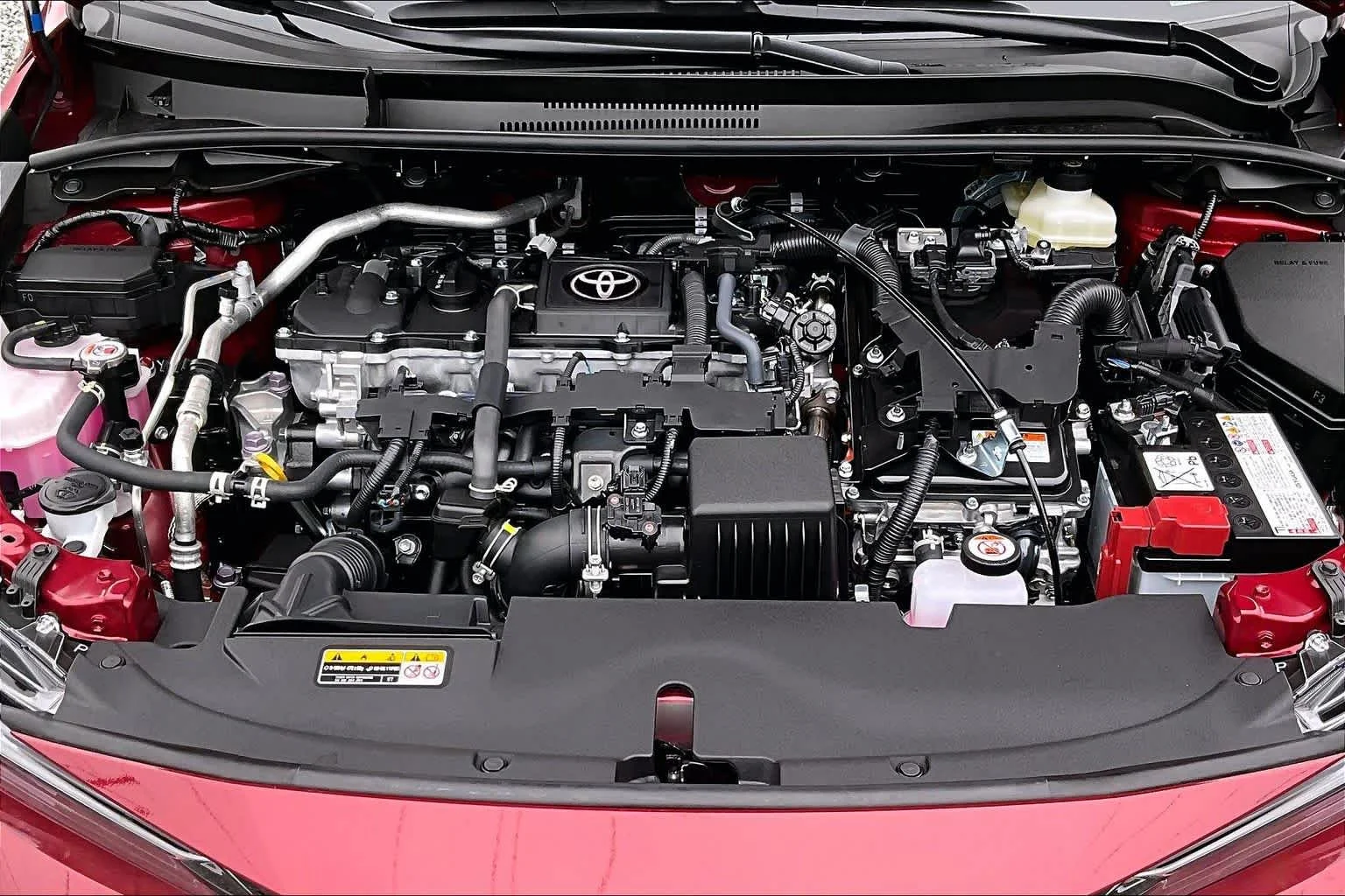 New 2026 Ruby Flare Pearl Toyota Hybrid LE image 17