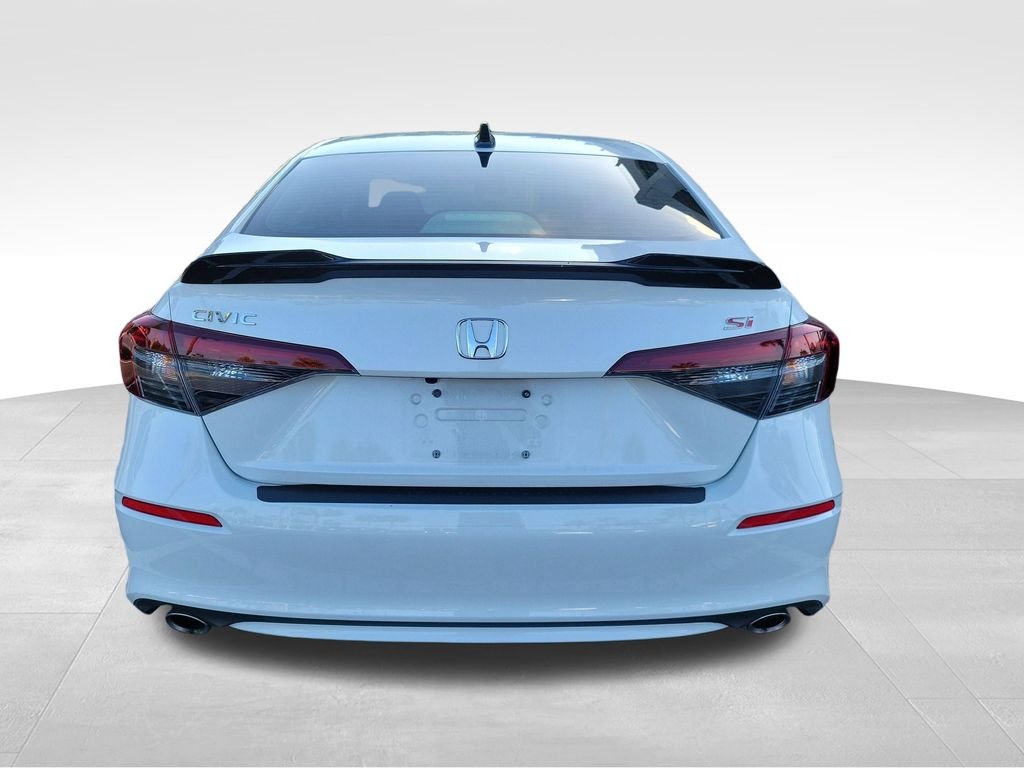 Certified Used 2025 Platinum White Pearl Honda SI image 9