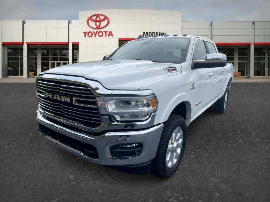 Used 2022 Bright White Clearcoat Ram Laramie image 1