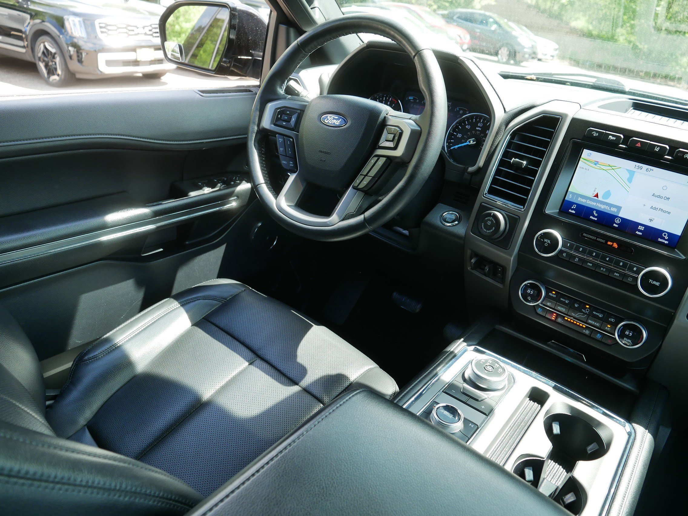 Used 2021 Agate Black Metallic Ford XLT image 9