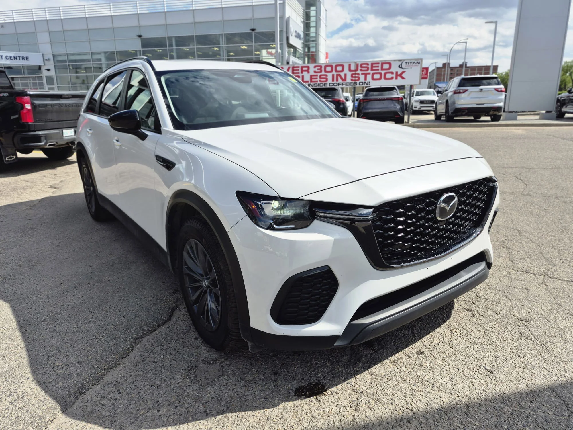 Certified Used 2025 Rhodium White Metallic Mazda GS-L AWD*Adaptive Cruise | Htd Leather | Sunroof | Htd Wheel | Blind Spot Detection | Park Assist image 5