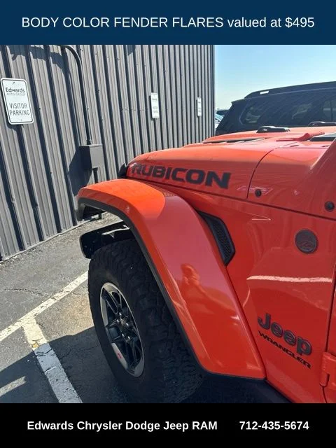 Used 2018 Orange Jeep Rubicon image 8