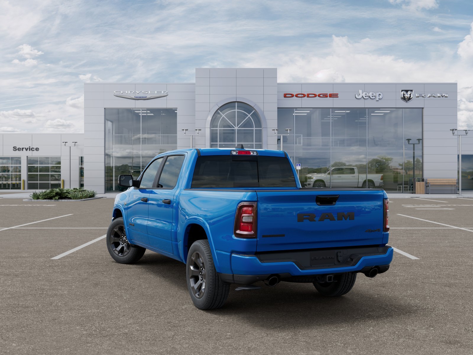 New 2026 Hydro Blue Pearl-Coat Exterior Paint RAM Big Horn/Lone Star image 42