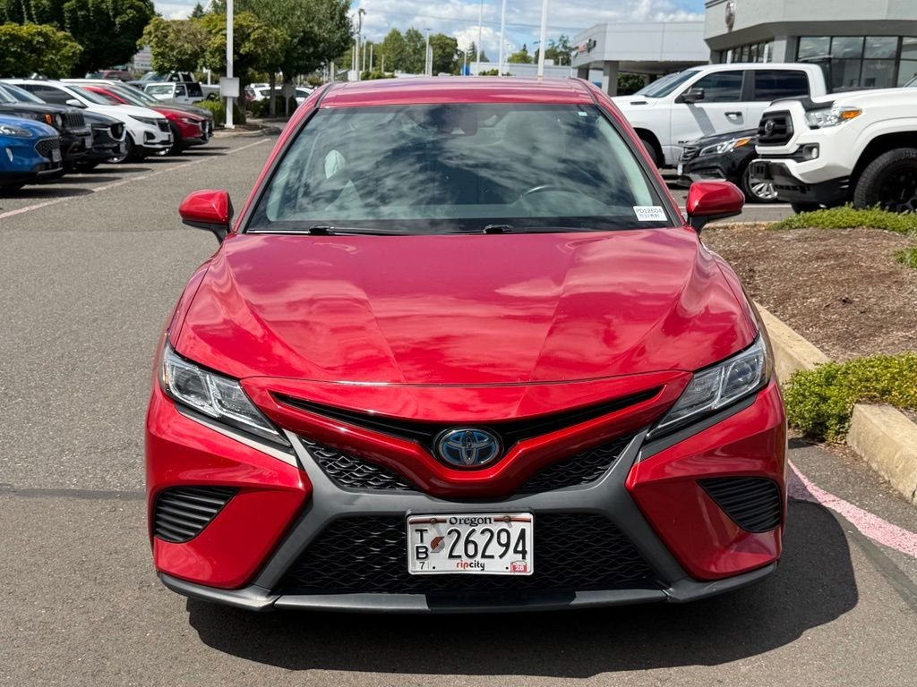 Used 2020 Red Toyota SE image 2