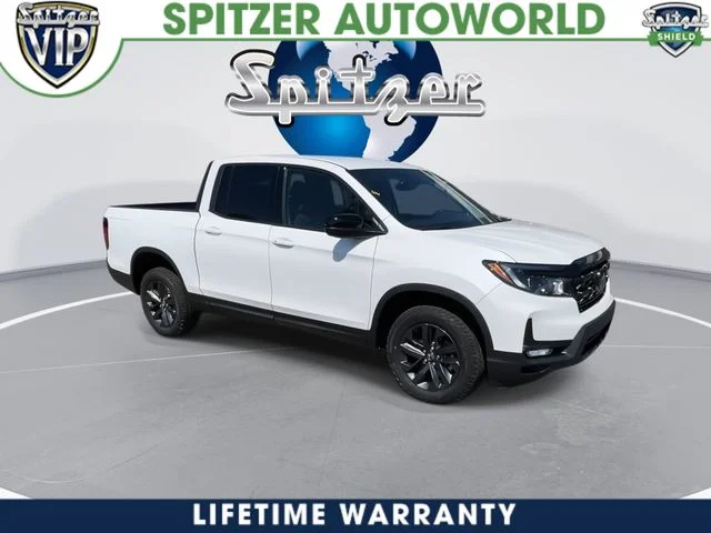 New 2026 Platinum White Pearl Honda Sport image 3
