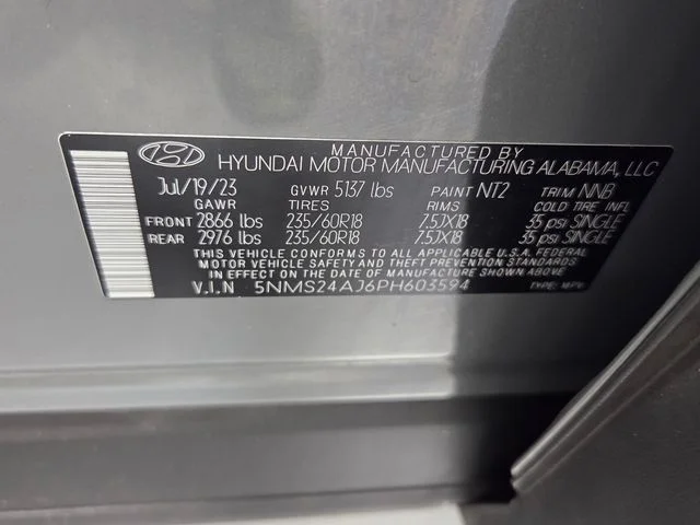 Used 2023 Gray Hyundai SEL image 19